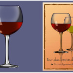Weinglas-Illustration